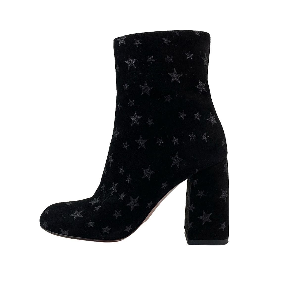 RED VALENTINO レッドバレンチノ ショートブーツ 35 レディース - 黒 ラメ スター 星