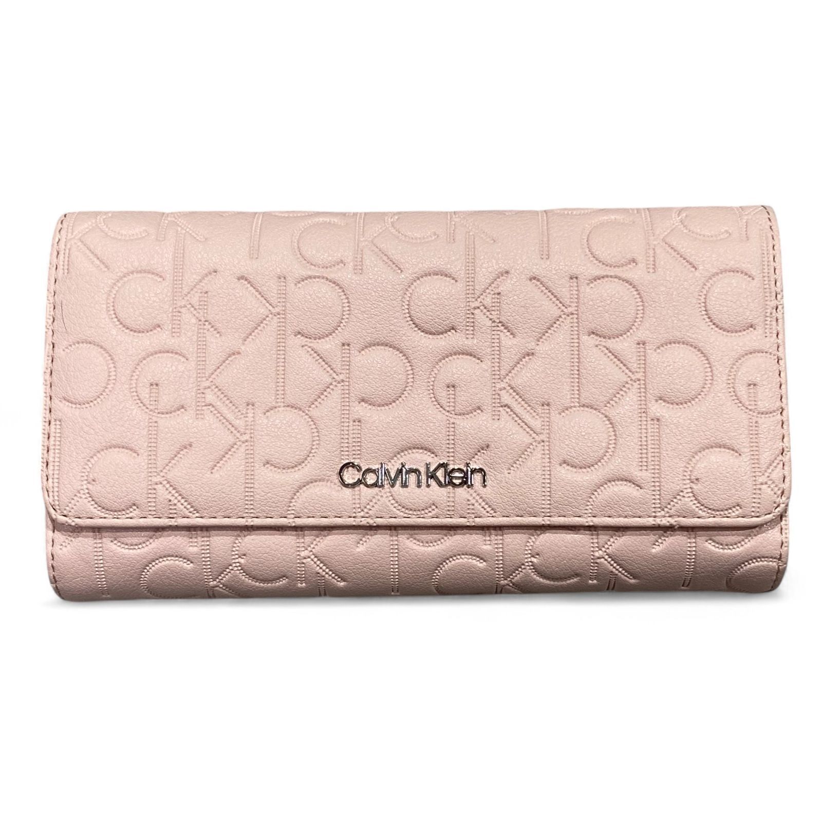 Calvin Klein カルバンクライン 長財布 ピンク KT60-G-KG - メルカリ