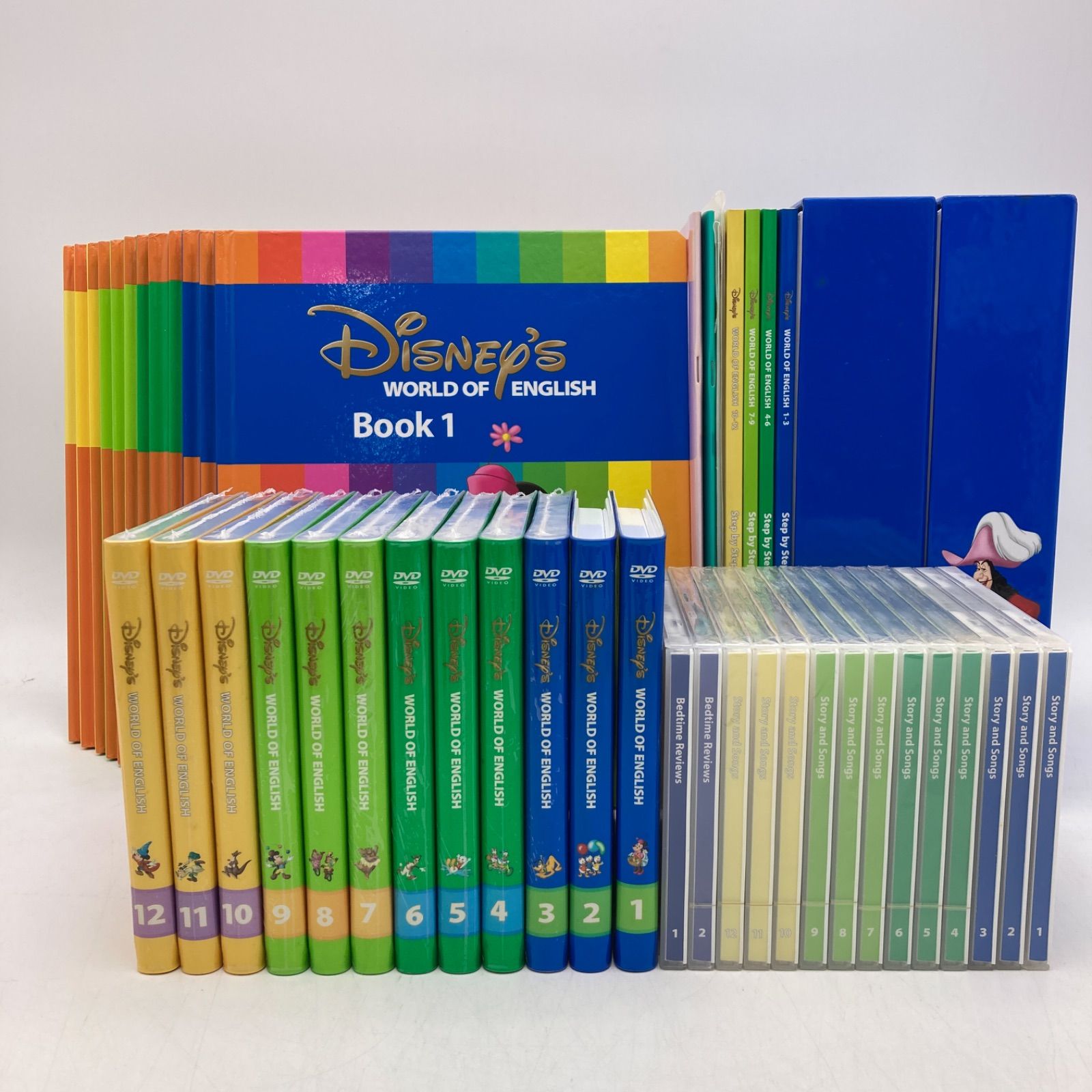 メインプログラム　新子役　ディズニー英語システムDWE メインプログラム 絵本 CD DVD24枚 新子役 字幕あり ディズニー