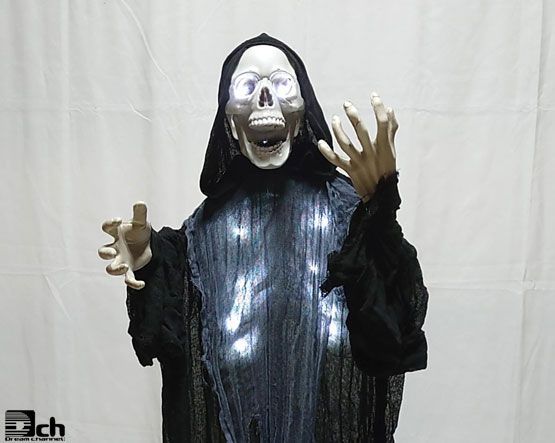 ハロウィン お化け屋敷 飾り おもちゃ 光って笑うガイコツ ビリビリガイコツ君 2wGnkbgCjsJXUGF4gp3ts3.jpg@jpg