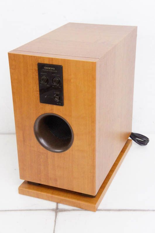 ONKYOオンキヨー アンプ内蔵サブウーファー SL-105