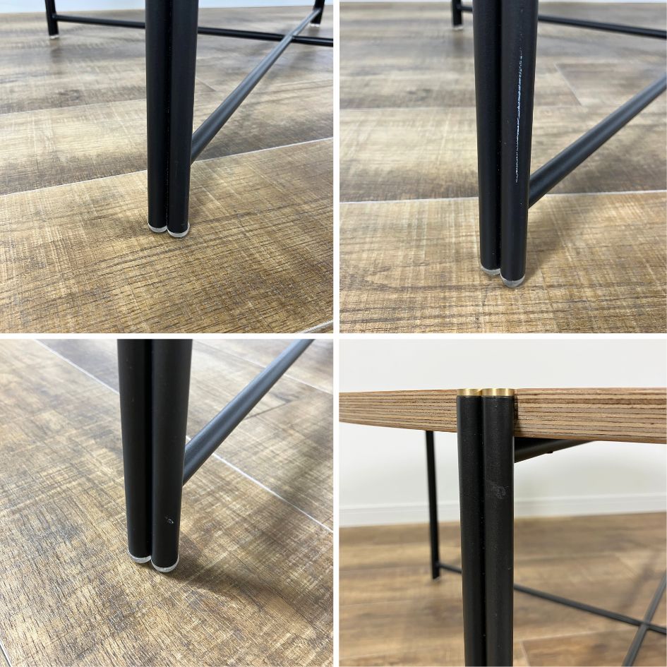 SQUARE ROOTS QUATTRO COFFEE TABLE L RAW OAK A361◇SQUARE ROOTS