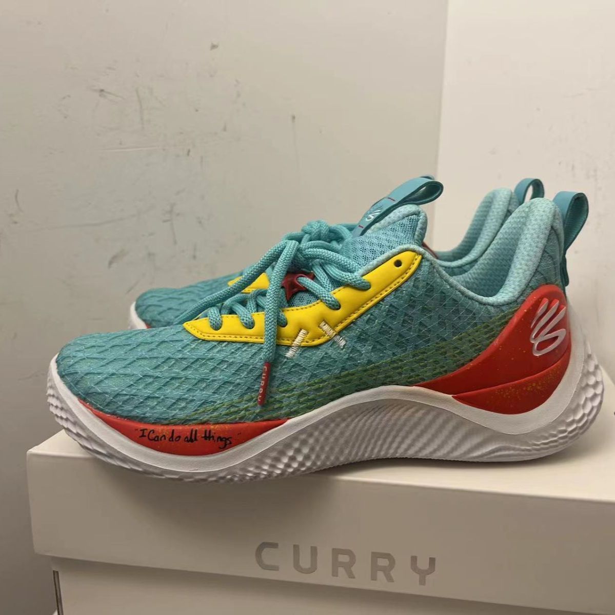 バスケットボールシューズunder armour curry 10 ”fox theater“ blaアンダーアーマーカリー 10