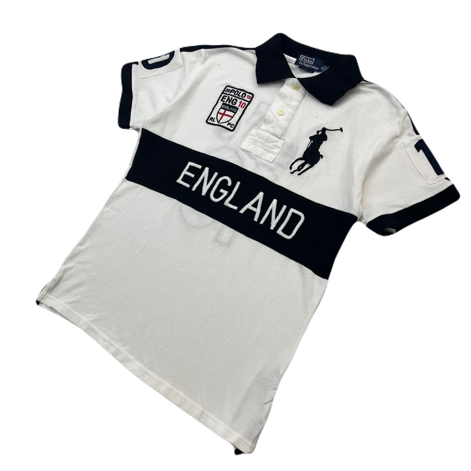 90s ポロ ラルフローレン 刺繍 New York ポロシャツ ブラック 90s Polo by Ralph Lauren 黒ポロシャツ NEW YORK - メルカリ