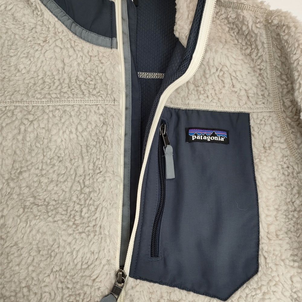 patagonia 23074 W s クラシックレトロXジャケット サイズS ボア ブルゾン 23AW アイボリー ネイビー レディース パタゴニア 5-0914T GULLKHAN_COM