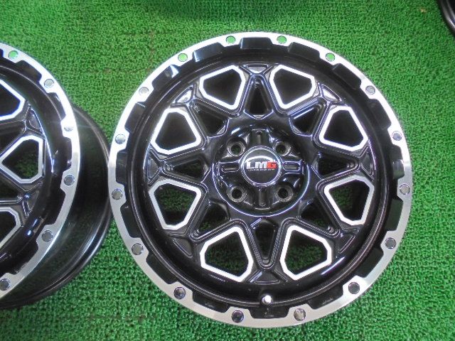 送料無料。 5FP105 GL マイスター LMG モンタグナ 16インチアルミホイール4本セット 16×6.5J 100×4H 42