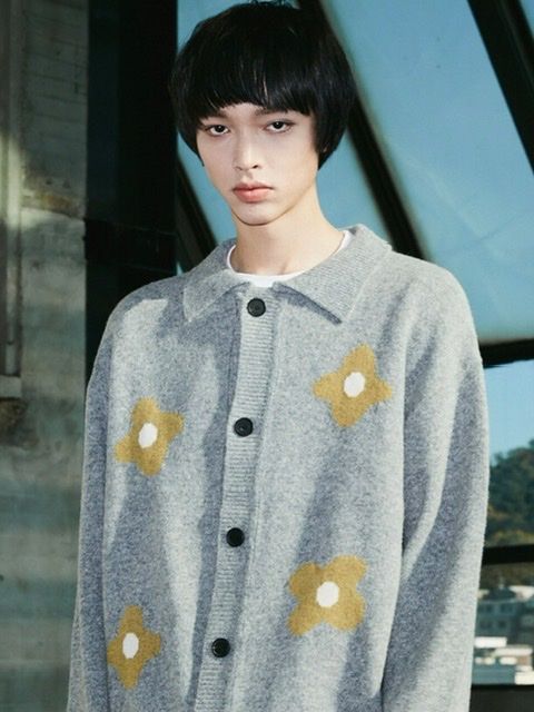MISTER CHILD】FLOWER COLLAR CARDIGAN(2color) - メルカリ
