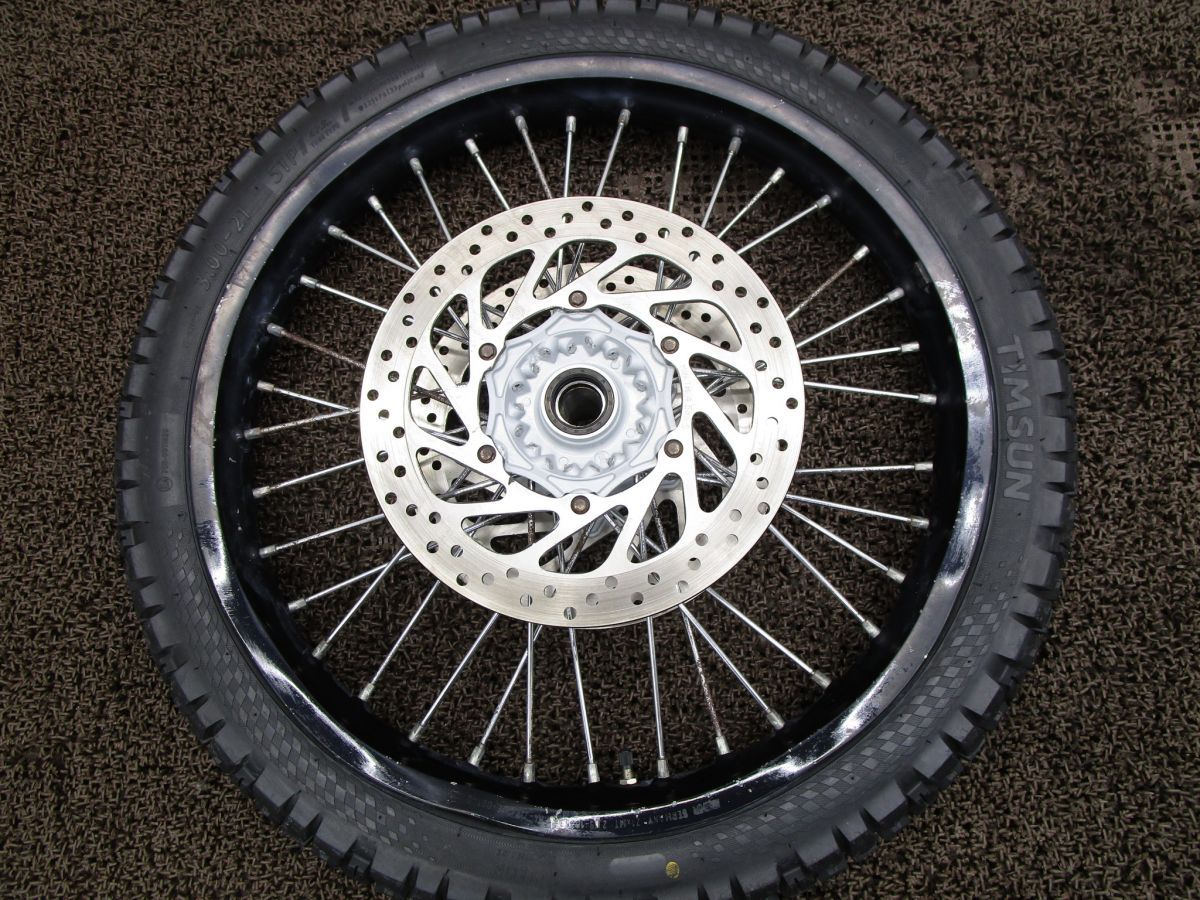 KTM 640LC4 アドベンチャー フロントホイール ディスク □A7292 VBKGSN KTM 584 ADV ADVENTURE キャブ車 動画有