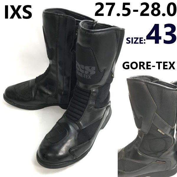 IXS/イクスGORE-TEX/ライディング/バイクブーツ【43/27.5-28.0黒】プロテクター付/オンロード/オフロード/Leather/Boots/shoesbWB114-4