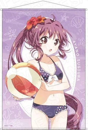 【中古】タペストリー 杉浦綾乃(水着ver.) B2タペストリー 「ゆるゆり」