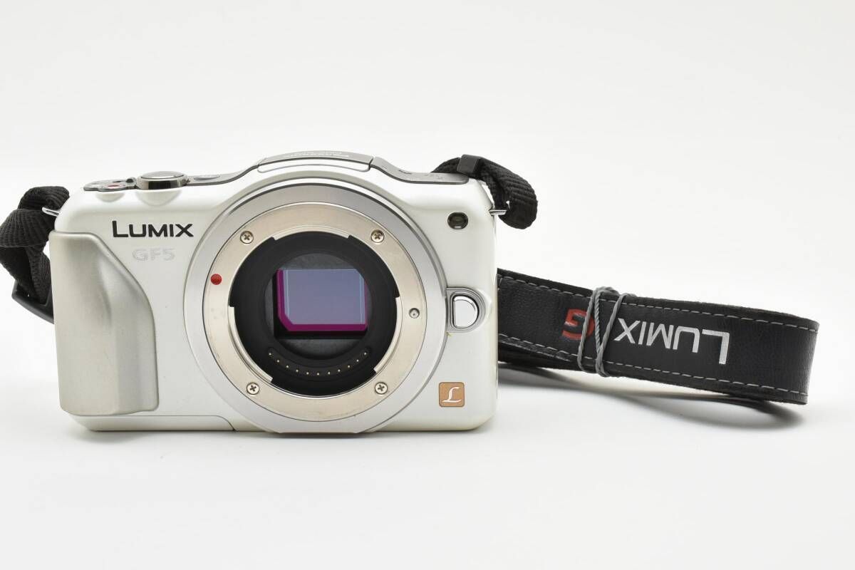 ショット数2031回 パナソニック Panasonic LUMIX DMC-GF5 ミラーレス一眼 バッテリーなし L12 6590
