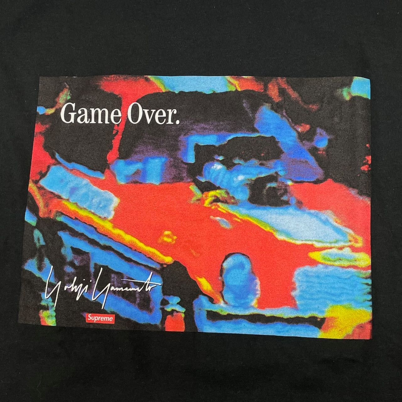 国内正規 SUPREME YOHJI YAMAMOTO 20AW GAME OVER TEE ゲームオーバー Tシャツ シュプリーム ヨウジヤマモト L