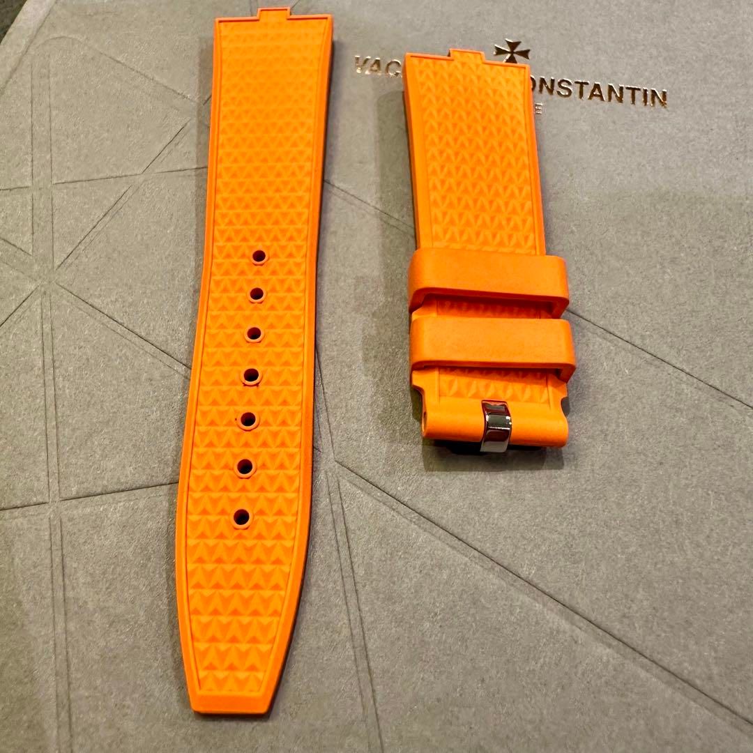 ヴァシュロンコンスタンタン オーヴァーシーズ ラバーベルト オレンジ