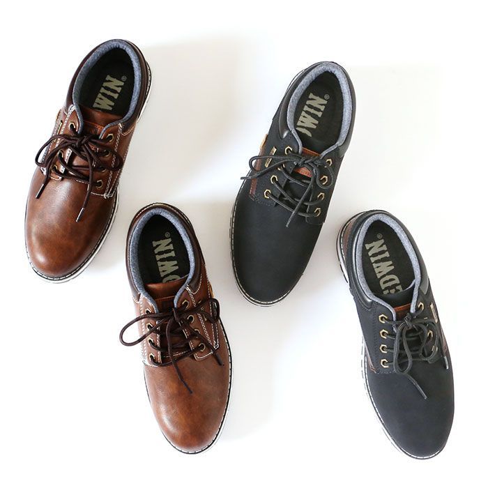 ☆ BLACK ☆ 26.5cm ☆ EDWIN メンズ 防水・防滑 ローカットシューズ 7980 EDWIN メンズ スニーカー 7980 エドウィン 靴 くつ 軽量 軽い 防水 4cm&times;4時間 運動靴 ローカット 防滑 滑らない 雪 雨