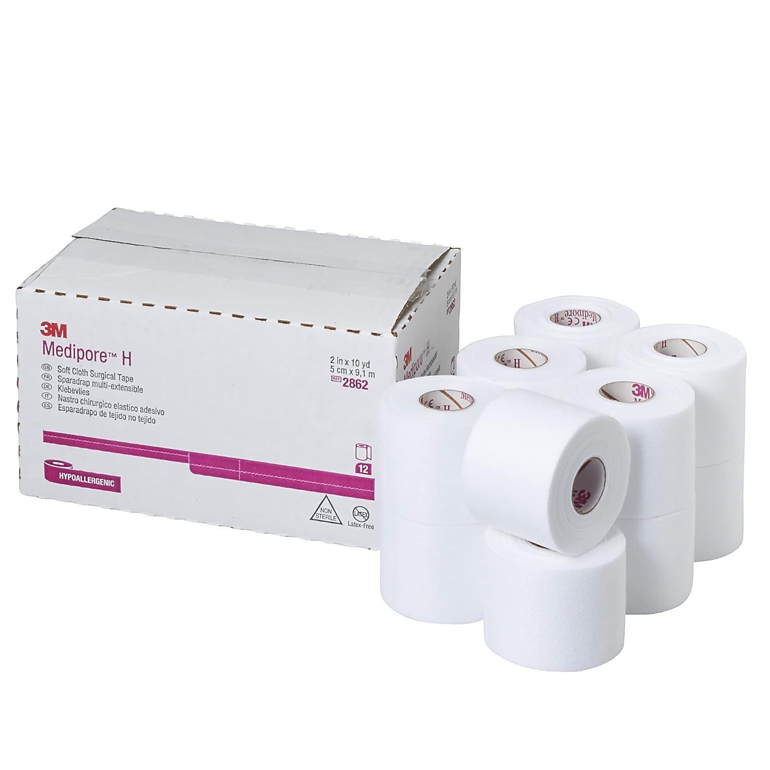 メディポアPタイプ 粘着包帯 ソルベンタム 2862 50MM 12カン