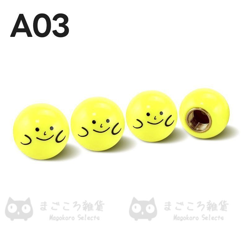 フーガ KNY51/Y51/KY51アニメ風 タイヤバルブキャップ 4個セット