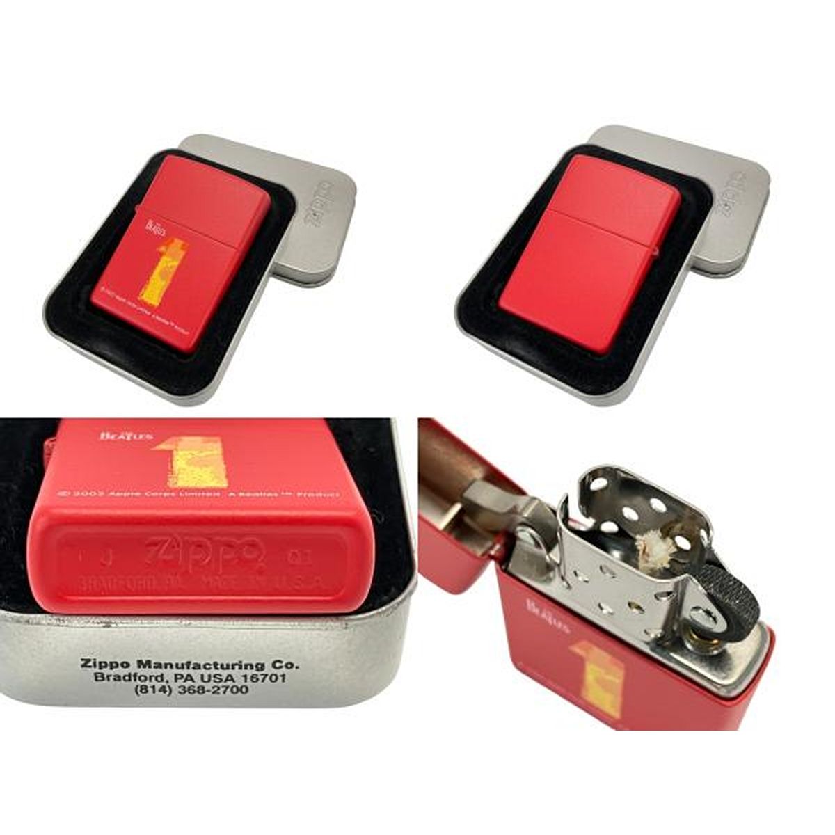 ZIPPO THE BEATLES HELP! 1 ロゴ 4人 ビートルズ 4個セット ジッポ W10434482 WWW_KANDAIZUMI_COM