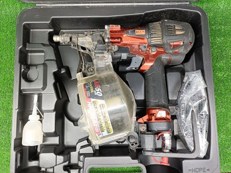 ◎マックス MAX 高圧コイルネイラ HN-50N2 D -R マイスターレッド エア漏れも送り不良もなし 動作 済みです