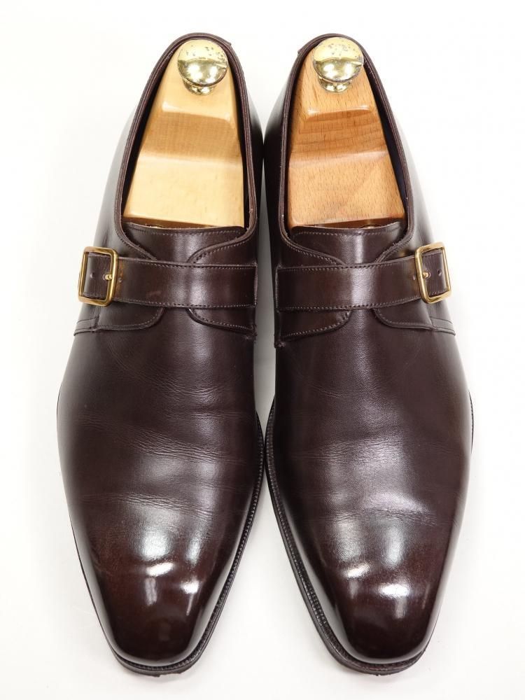 099 0926 カルミナ シングルモンク ダークブラウン カーフ 7.5