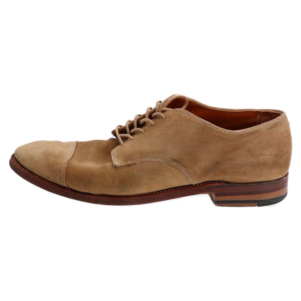 Alden (オールデン) TOMORROWLAND別注 ストレートチップ スエード レザー ドレスシューズ ベージュ 95731 F