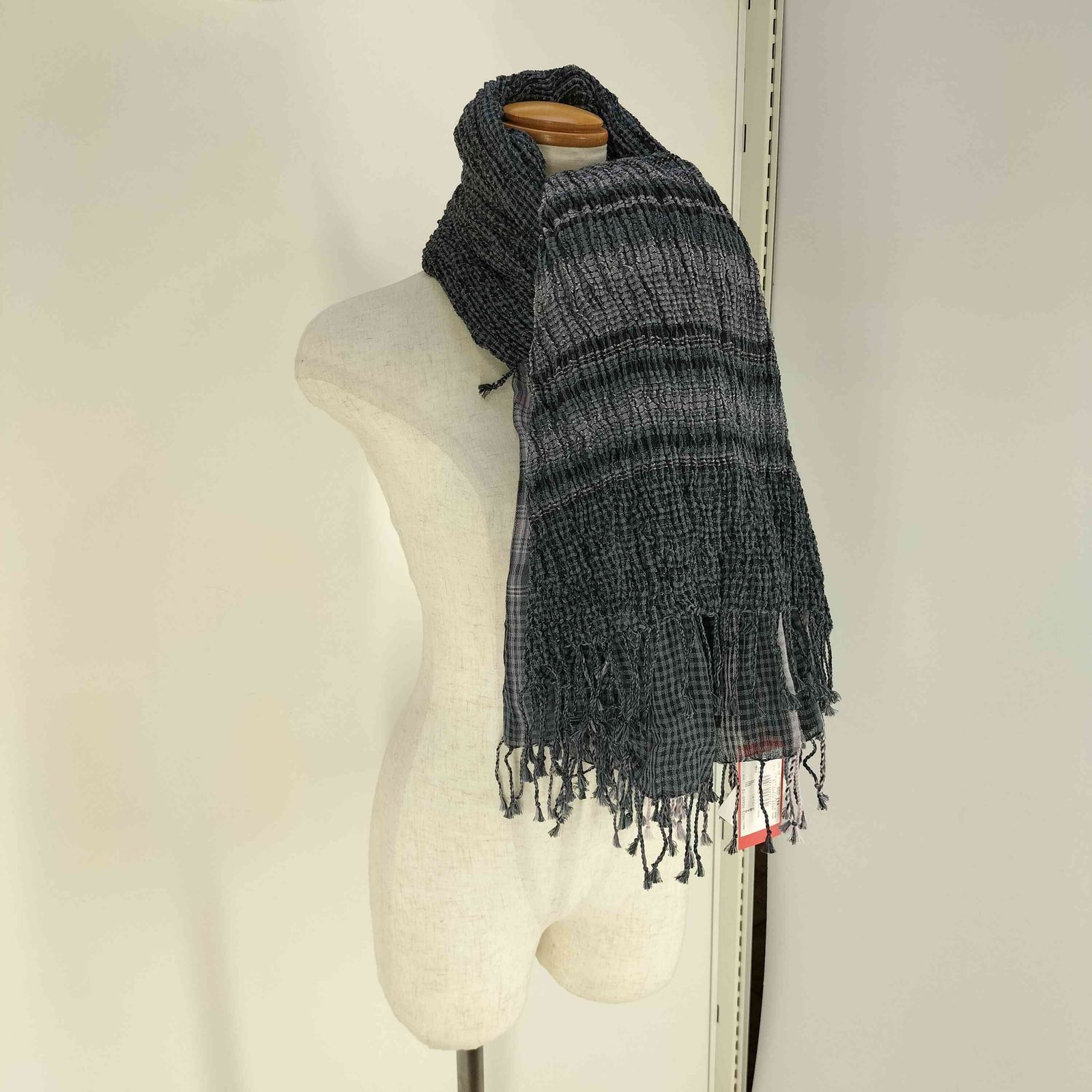 ハートhaat issey miyakeショールストールボタニカル柄 ハートhaat