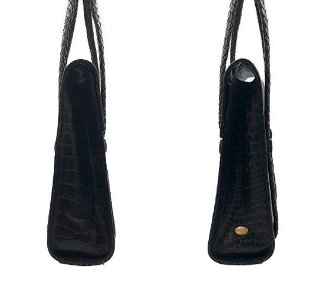 BALLY バリー クロコ型押し レザー ハンドバッグ - メルカリ