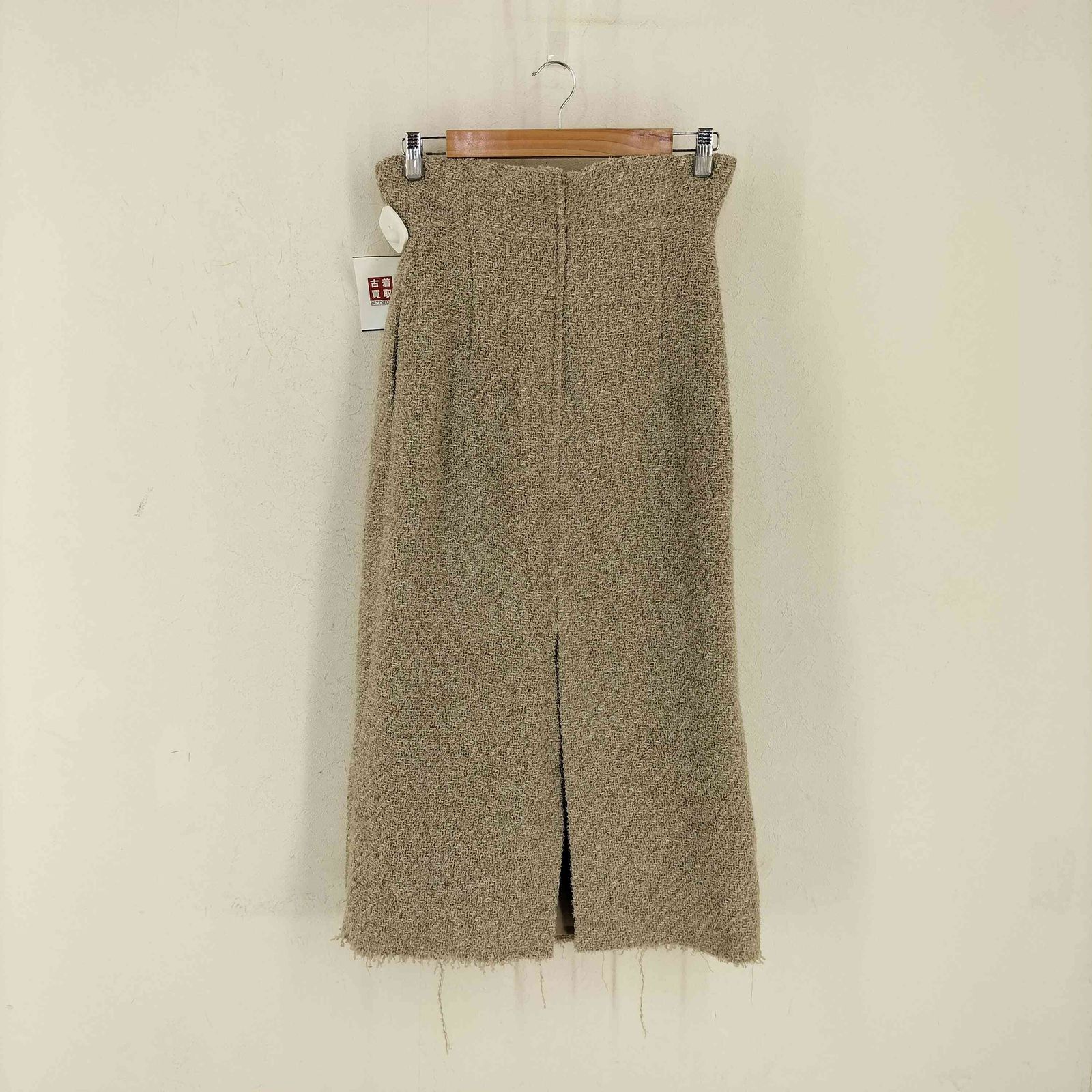 ユーズドフルギ 古着 BRILL ツイードタックスカート レディース 表記無