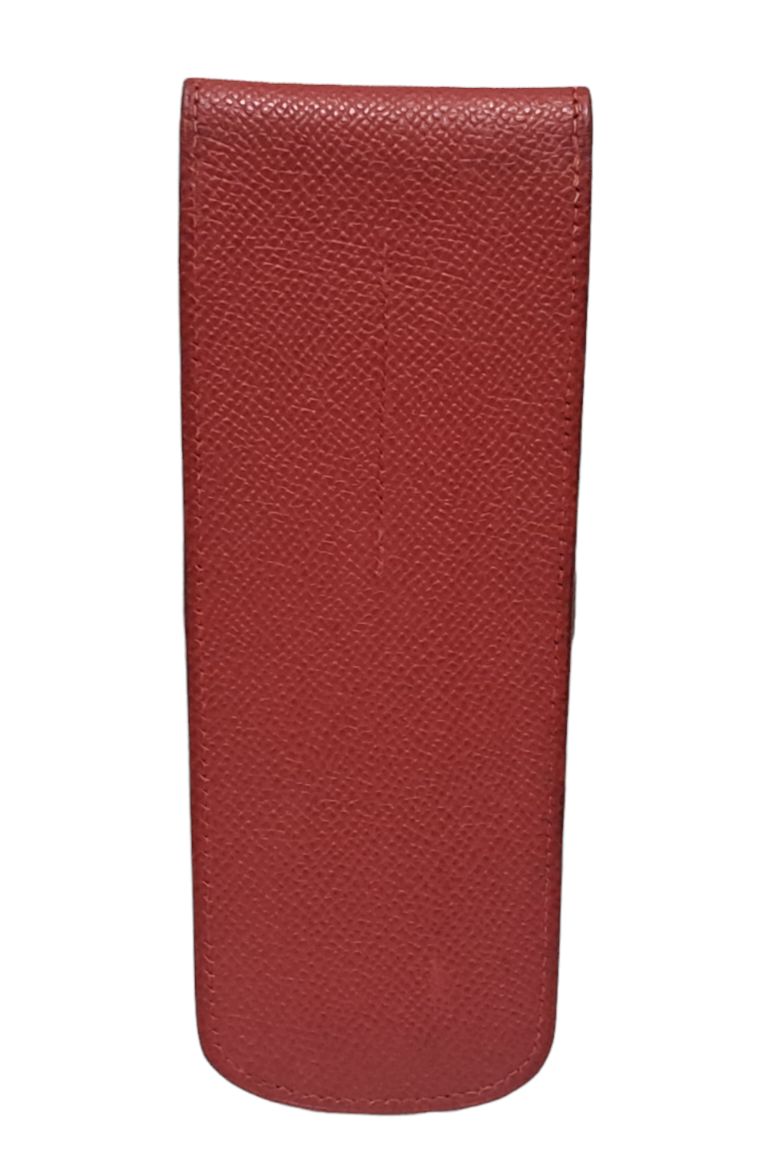 エルメス ペンケース 型押し レザー メドール スタッズ付き