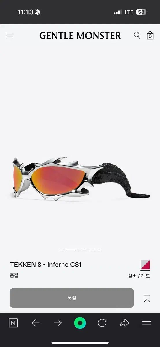 GENTLE MONSTER ジェントルモンスター 鉄拳8 サングラス GENTLE