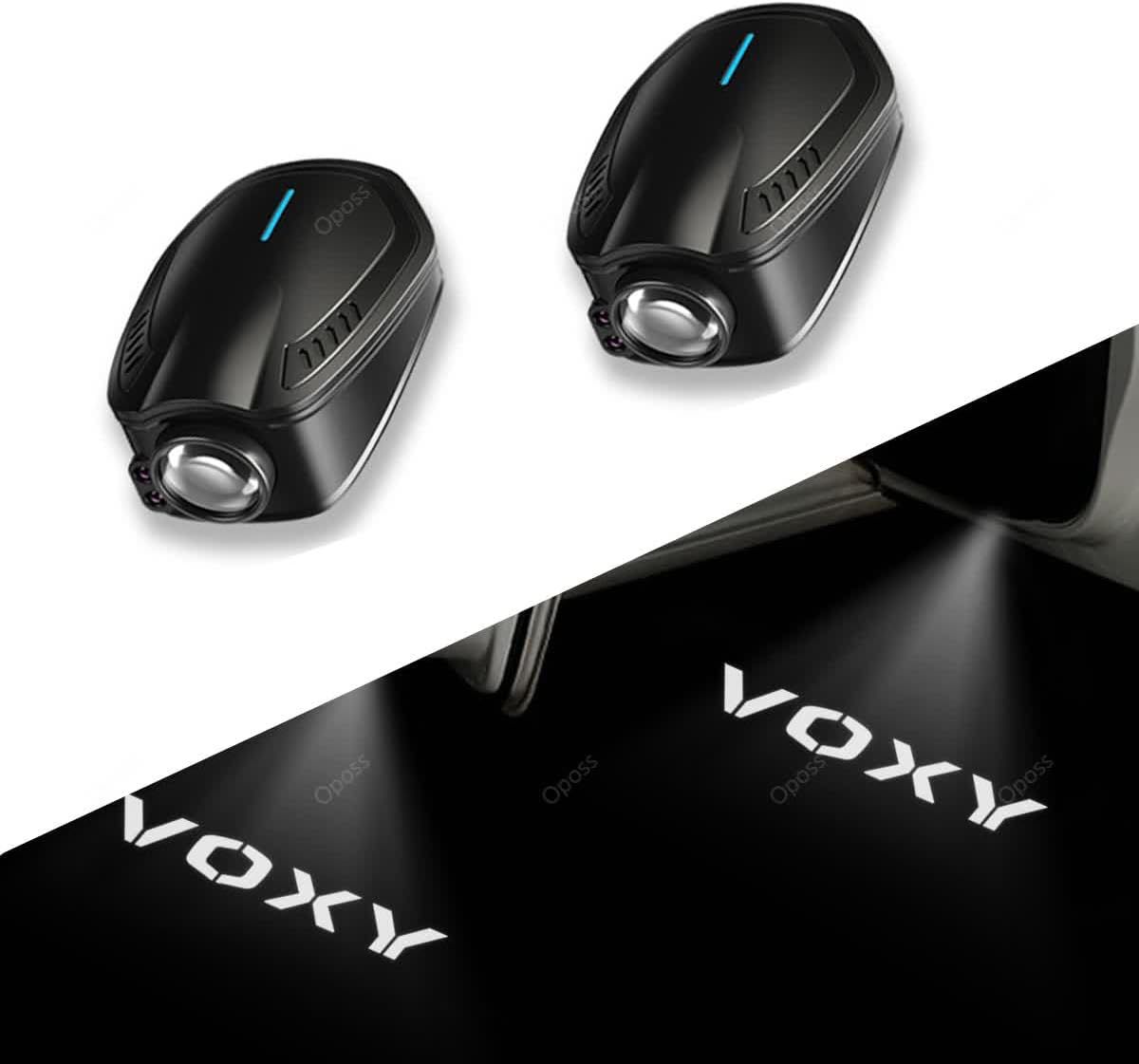 ヴォクシー 車ドアウェルカムライト カーテシランプ 夜間照明 LEDロゴ投影 USB充電 ヴォクシー 80系 90系 車用ドアランプ カーテシライト ドアライト 自動感応 注意喚起 自動感応 赤外線センサー 配線不要