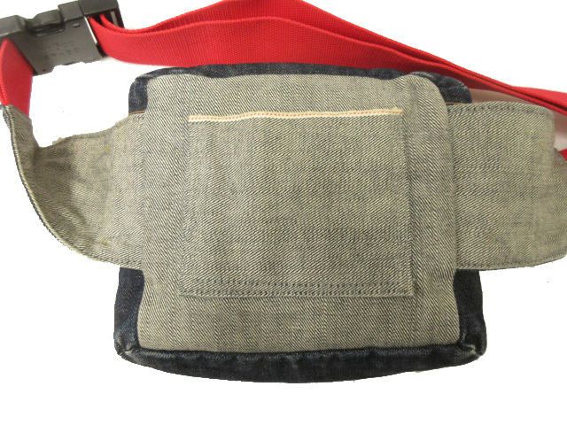 エヴィス EVISU デニムウエストバッグ ウエストポーチ ボディバッグ