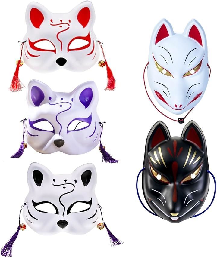 Archnote 狐面 きつねの面 お面 キツネ 狐のお面 ハロウィン