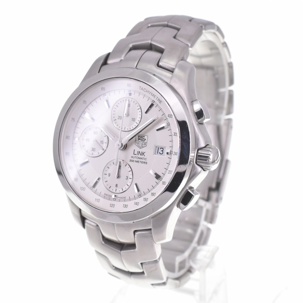 タグホイヤー リンク CJF2114-0 クロノグラフ デイト自動巻き メンズ 楽天市場】タグホイヤー TAG HEUER CJF2114-0 リンク クロノ