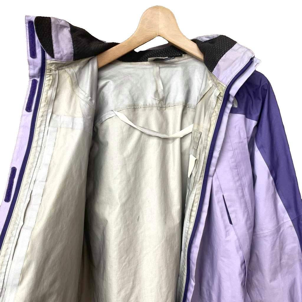  ザノースフェイス THE NORTH FACE ゴアテックス GORE TEX セットアップ 上下 レインテックスフライトジャケット フード ジップアップ パンツ ロゴ ナイロン L 紫 パープル その他 登山 クライミング用品