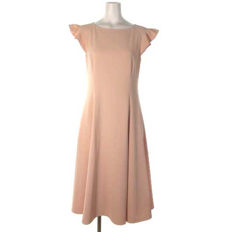 美品♡FOXEY NEWYORK フレンチスリーブワンピース ひざ丈 ピンク フォクシーニューヨーク FOXEY NEW YORK 美品 22年 ワンピース