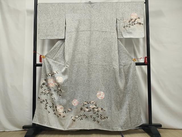 平和屋着物○訪問着 雪輪花文 金彩 正絹 逸品 AAAZ5018ck