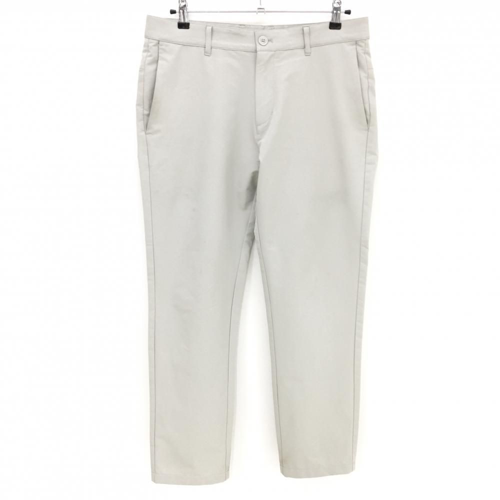 未使用ZERO HALLIBURTON ゴルフパンツ ゼロハリバートン パンツ ライトグレー 無地 メンズ 82 ゴルフ