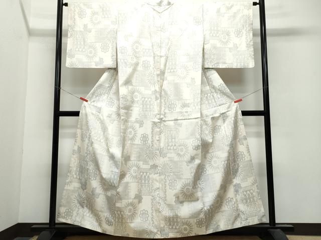 平和屋着物○本場大島紬 白大島 吉祥花文 正絹 逸品 CAAU9687vf - メルカリ