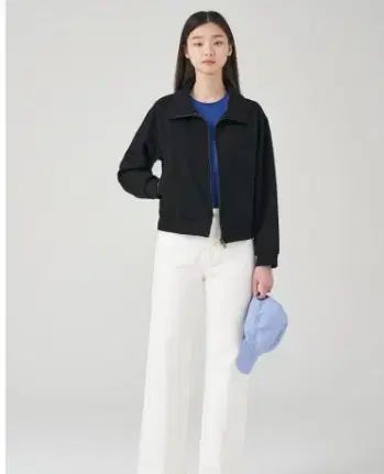 BEAN POLE(ビーンポール) 黒 ジップアップ 薄い ブルゾン m