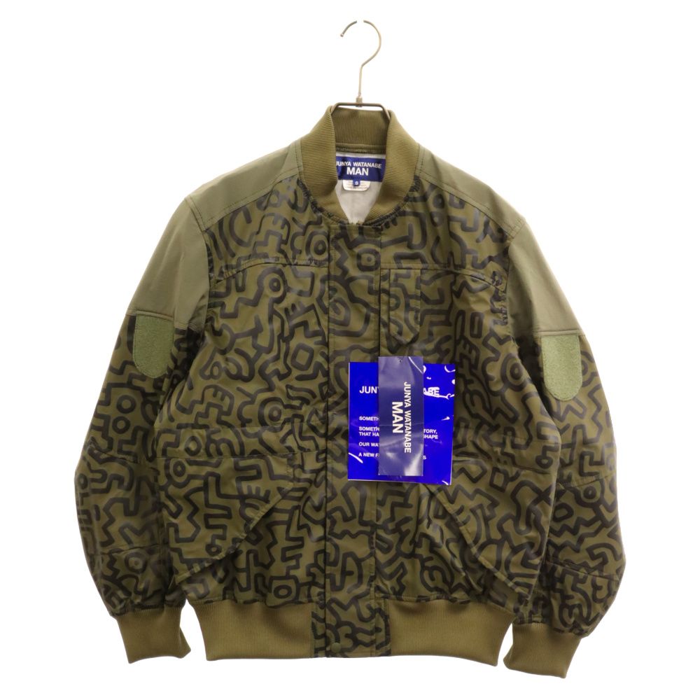 JUNYA WATANABE COMME des GARCONS (ジュンヤワタナベ コムデギャルソン) 23SS×KEITH HARING  NYLON BOMBER JACKET キースヘリング ナイロン ボンバー ジャケット WK-J028 - メルカリ