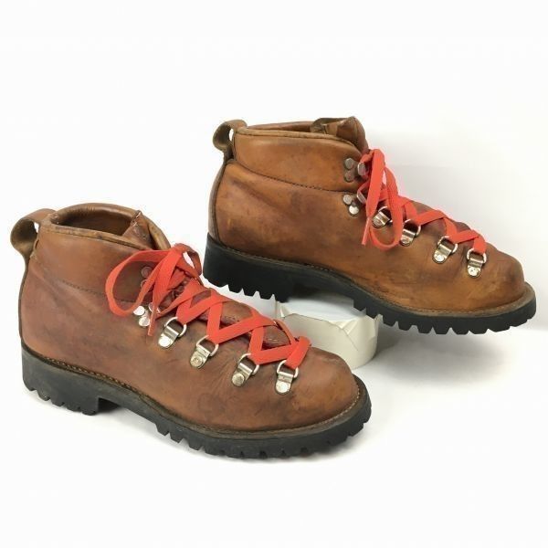 ビブラム3段/70年代以前?Vintage Danner/ダナー トレッキングブーツ マウンテン 登山 size6.5C 24.0-24.5程度〈 ブラウン/茶/BROWN/Boots/Shoes〕菅No.WZG142 #BUZZBERG - メルカリ