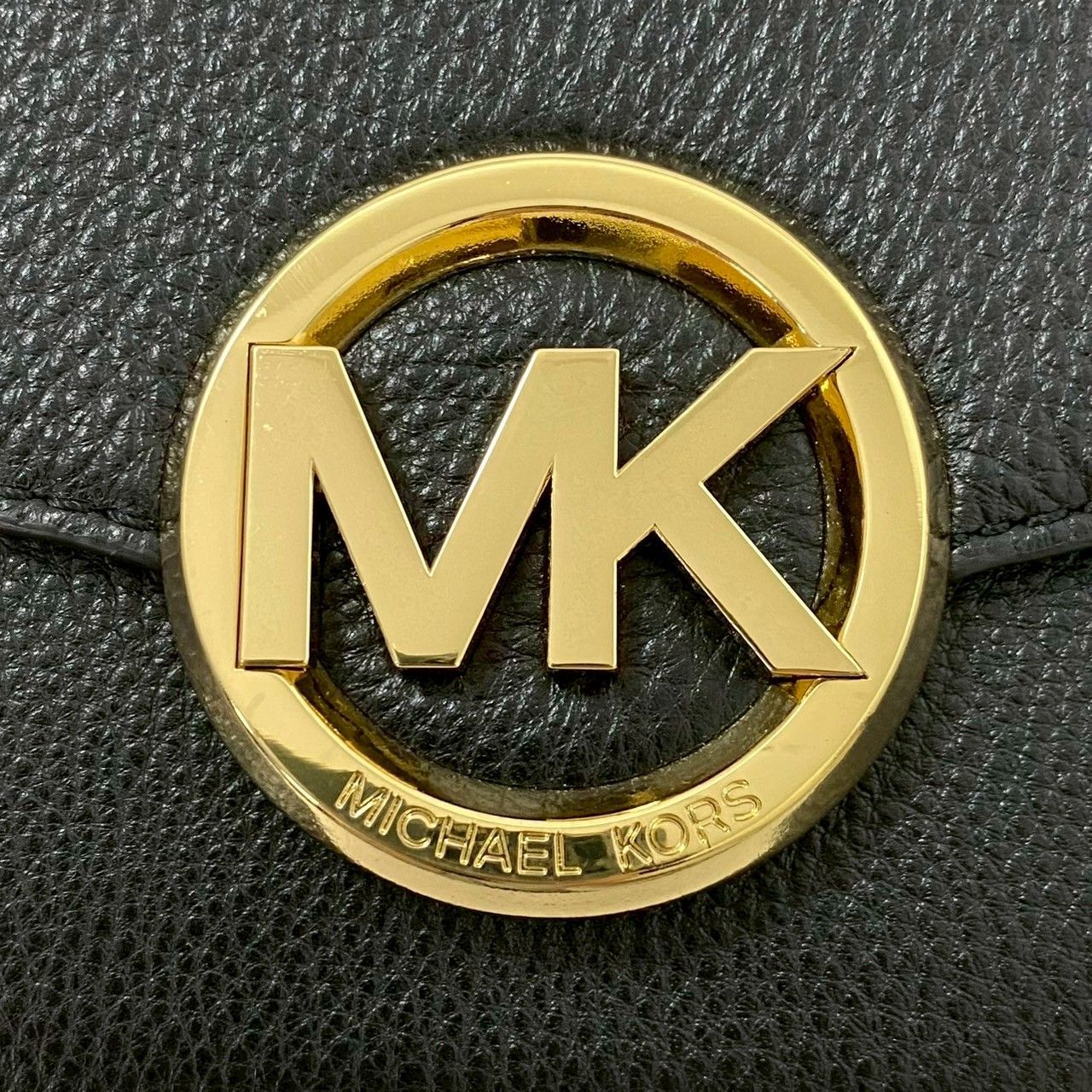 M【MICHAEL KORS】MKロゴ チェーン ミニ ショルダーバッグ レザー 