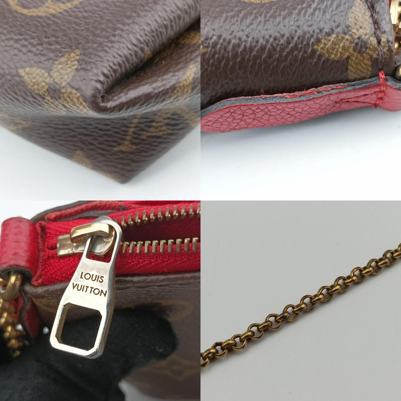 クラッチモノグラム ブラウン系×スリーズモノグラムキャンバス×カーフレザーM41638CA5125