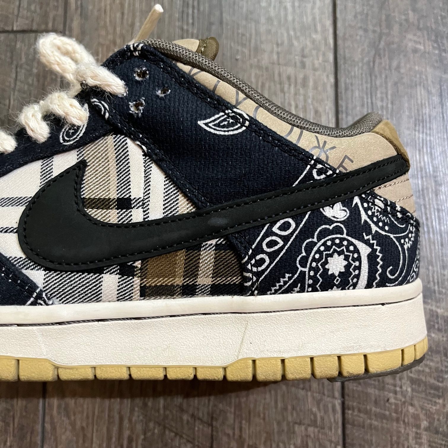 国内正規 NIKE SB DUNK LOW PRM QS TRAVIS SCOTT CT5053-001 トラビススコット バンダナ ダンク  スニーカー ナイキ トラビススコット 27cm 59541A