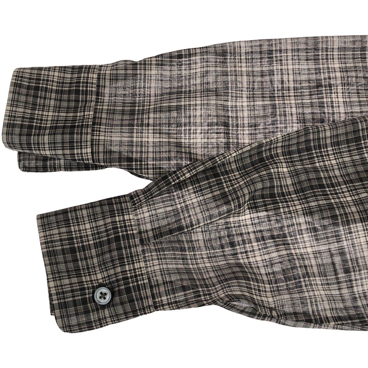 AURALEE オーラリー 21SS WOOL RECYCLE POLYESTER SHEER CHECK