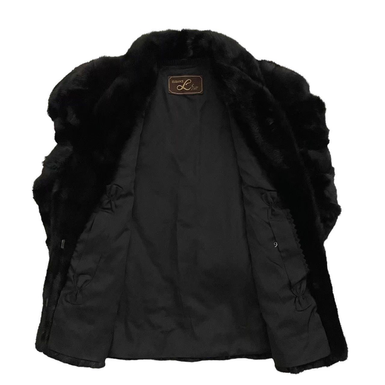ELEGANCE L fur エレガンスエルファー ミンクファーコート 黒