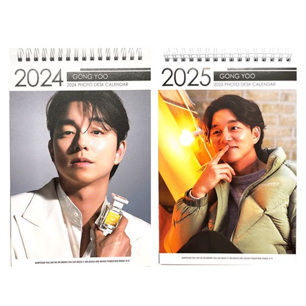 GONG YOO コン・ユ 2024.2025年 2年分卓上カレンダー 韓国俳優 韓国ドラマ 韓国ドラマ 韓ドラ 韓流 コンユ 送料無料 グッズ コンユ  - メルカリ