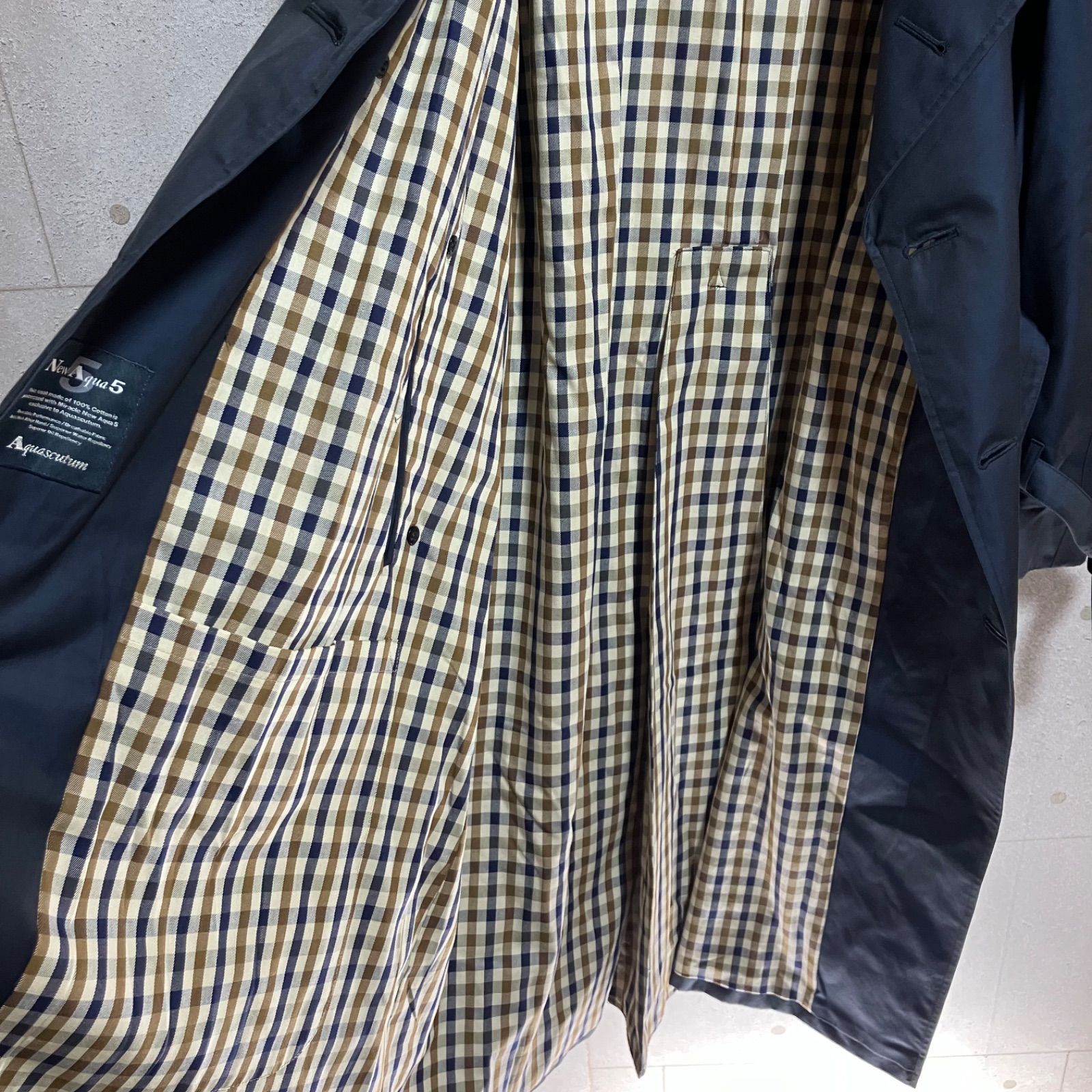 Aquascutum アクアスキュータム トレンチコート イングランド 英国製