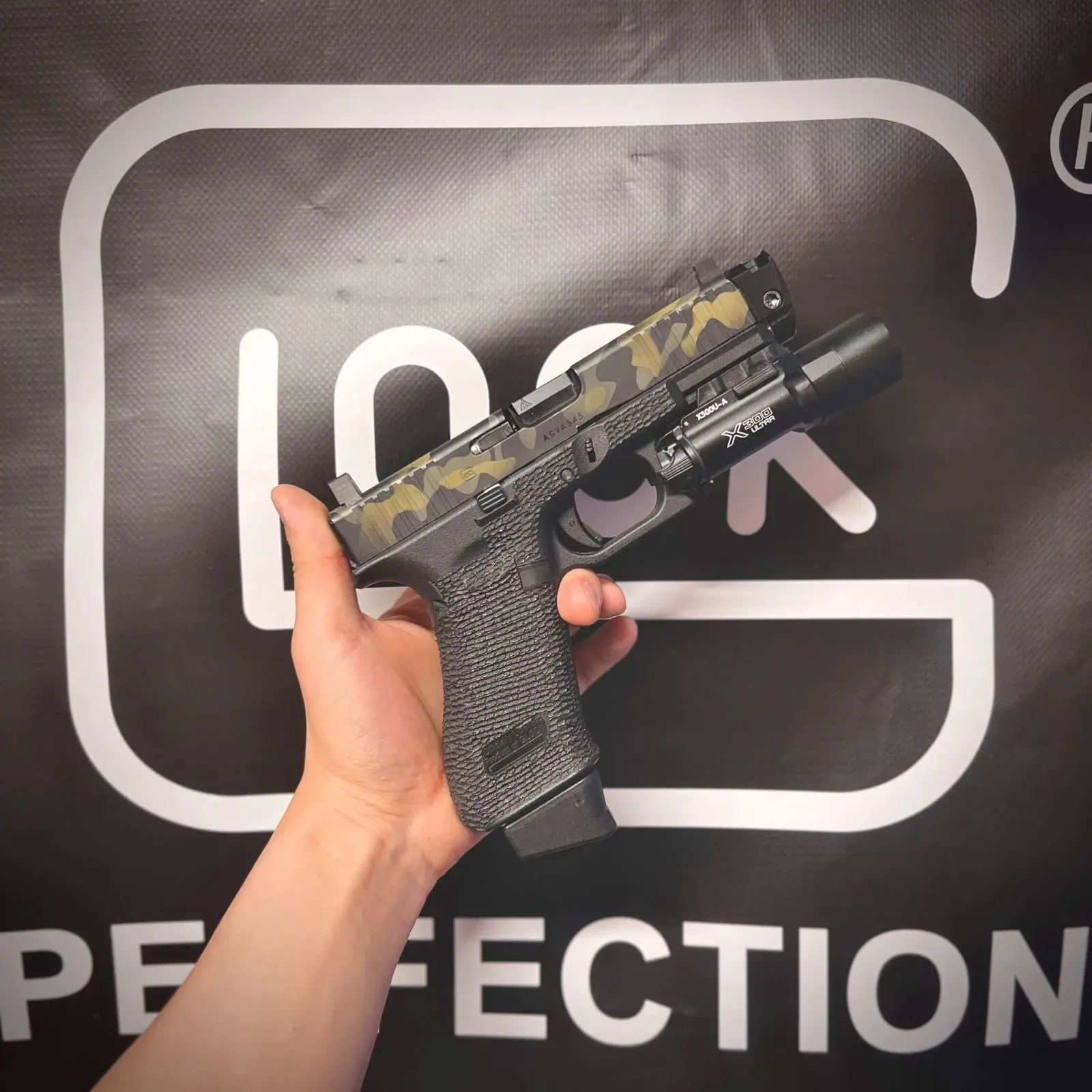 Gunday製 Radian vfc/umarex G45/19/19x 用 GUNDAY R Style Aluminum Outer Barrel With Compensator For