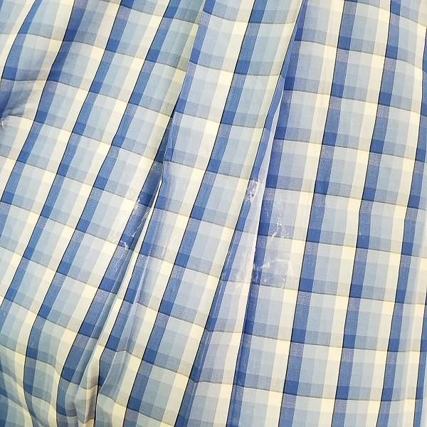 ssc ダンヒル Dunhill 半袖シャツ S 青系 チェック メンズ [828866